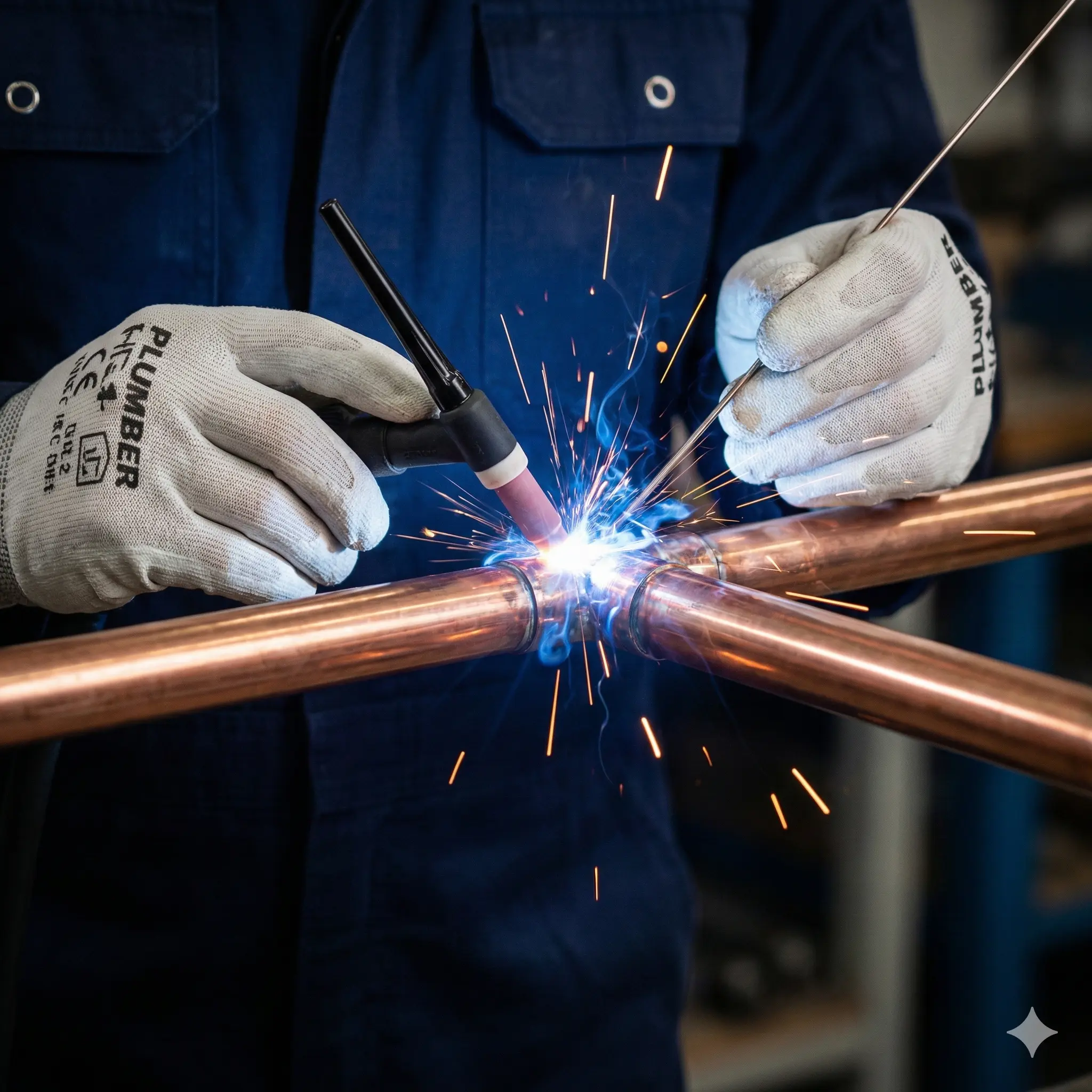 Détail technique de plomberie